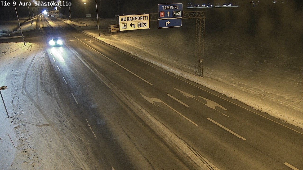 Kelikamerat Kuva Tie 9 Aura, Säästökallio, Aura, Varsinais-Suomi