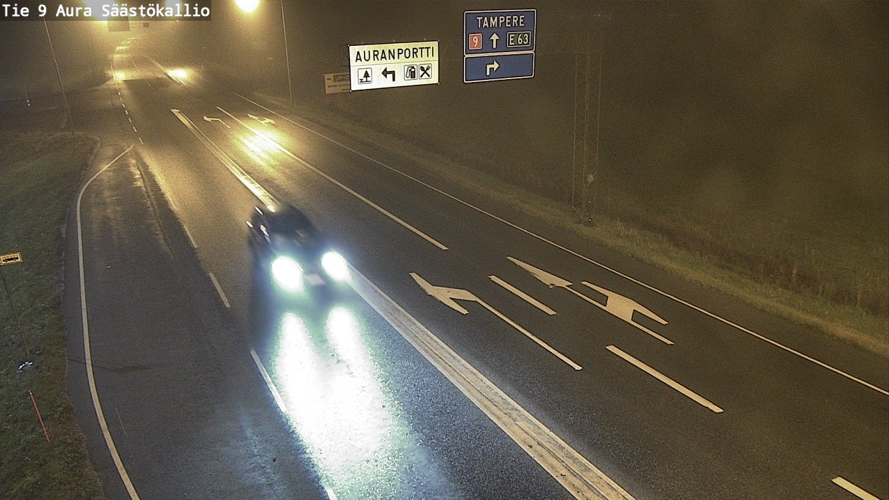 Kelikamerat Kuva Tie 9 Aura, Säästökallio, Aura, Varsinais-Suomi