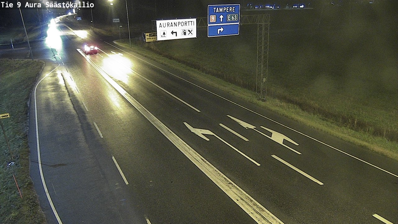 Kelikamerat Kuva Tie 9 Aura, Säästökallio, Aura, Varsinais-Suomi