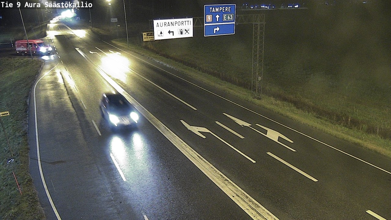 Kelikamerat Kuva Tie 9 Aura, Säästökallio, Aura, Varsinais-Suomi