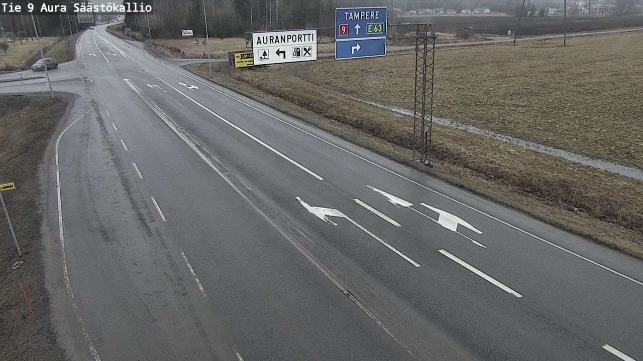 Kelikamerat Kuva Tie 9 Aura, Säästökallio, Aura, Varsinais-Suomi