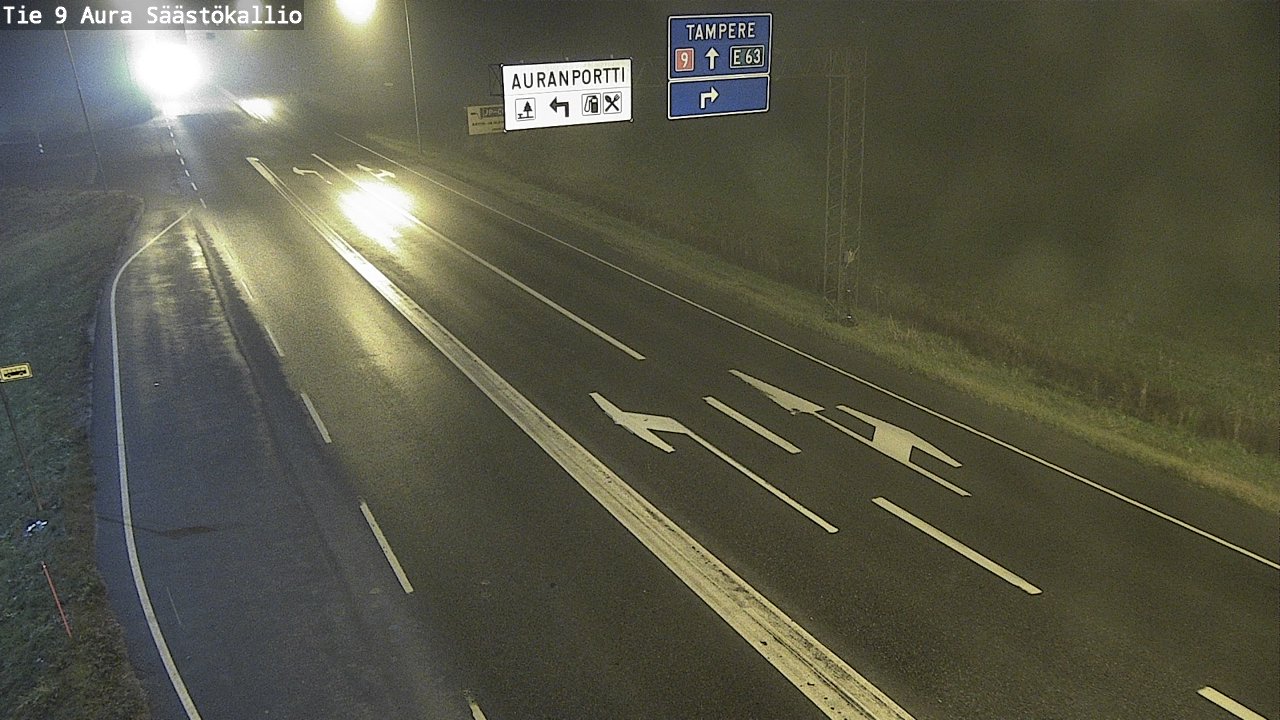 Kelikamerat Kuva Tie 9 Aura, Säästökallio, Aura, Varsinais-Suomi