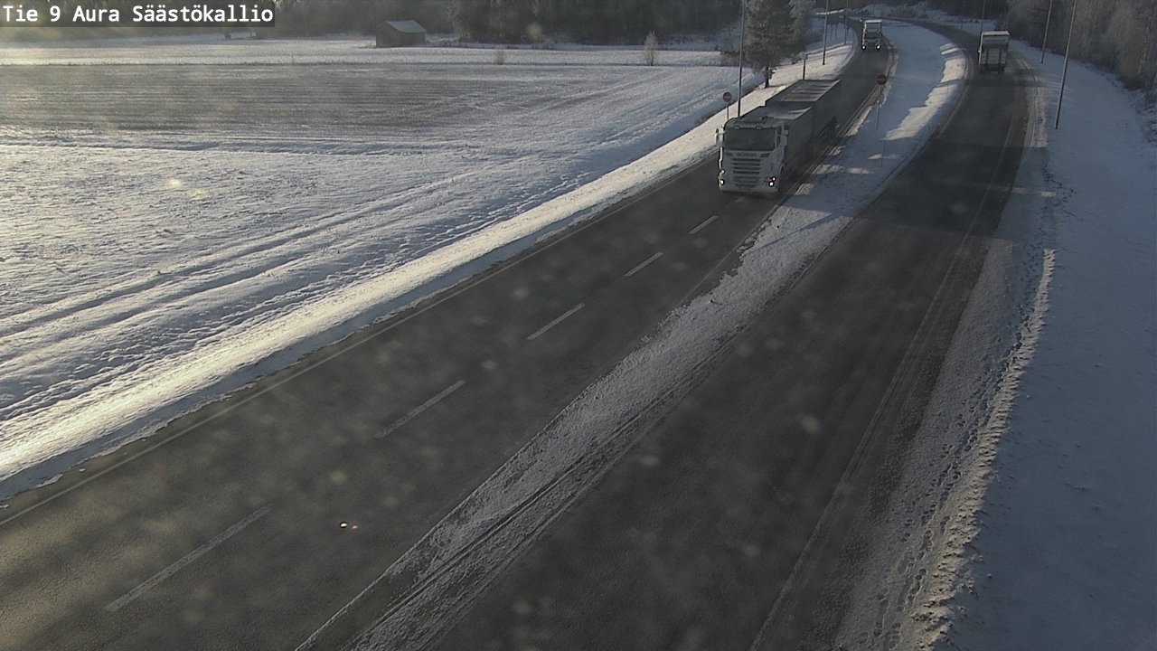 Kelikamerat Kuva Tie 9 Aura, Säästökallio, Aura, Varsinais-Suomi