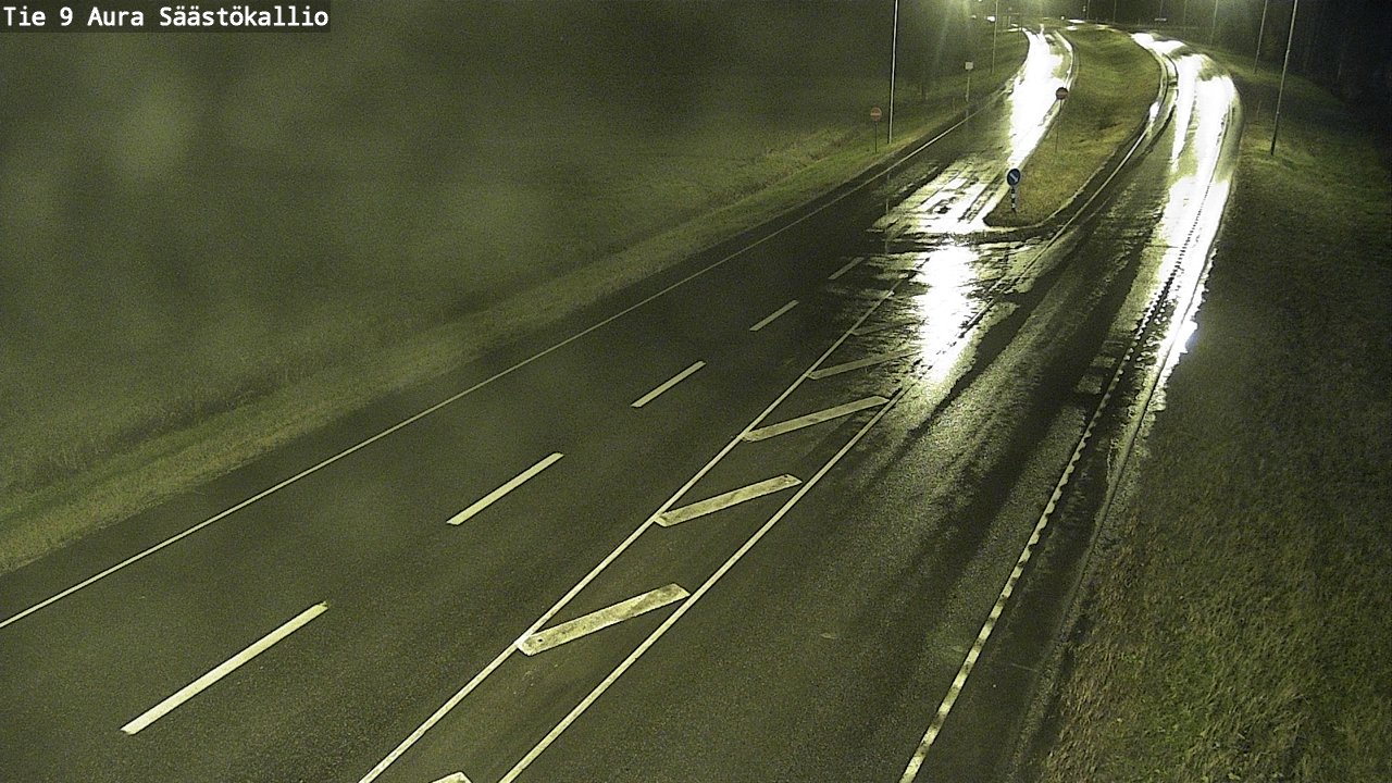 Weather Camera Image Road 9 Aura, Säästökallio, Aura, Varsinais-Suomi