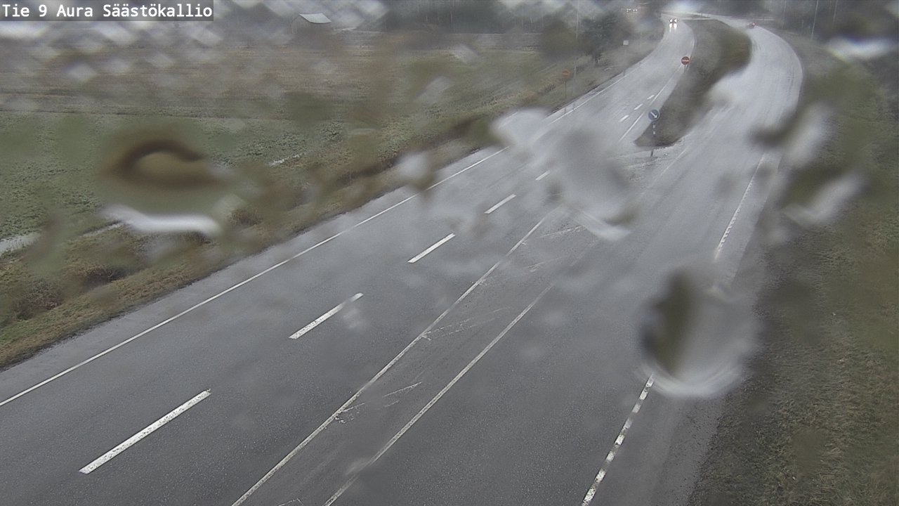 Weather Camera Image Road 9 Aura, Säästökallio, Aura, Varsinais-Suomi
