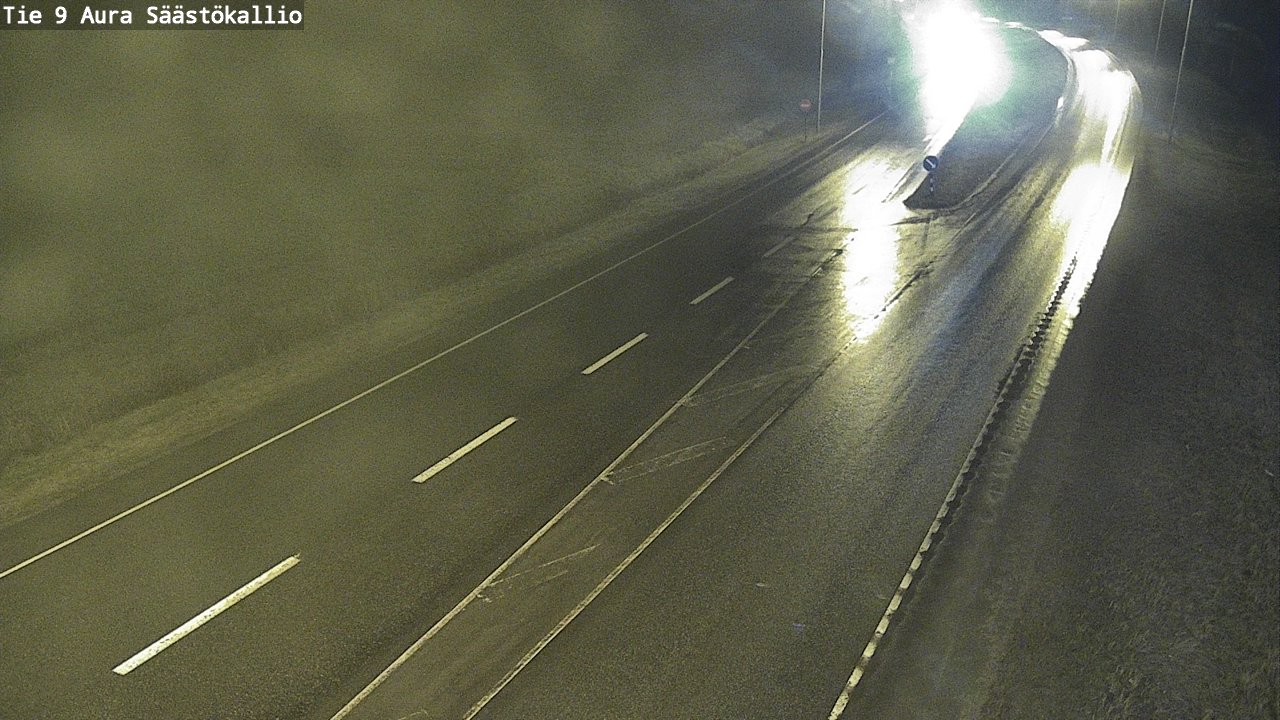Weather Camera Image Road 9 Aura, Säästökallio, Aura, Varsinais-Suomi