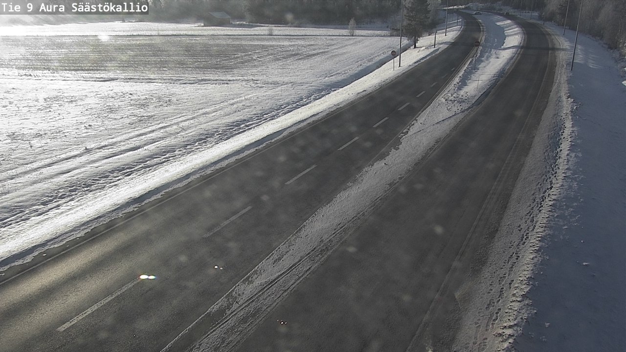 Kelikamerat Kuva Tie 9 Aura, Säästökallio, Aura, Varsinais-Suomi