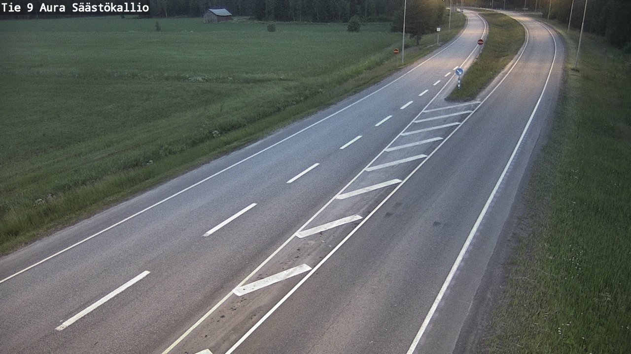 Kelikamerat Kuva Tie 9 Aura, Säästökallio, Aura, Varsinais-Suomi