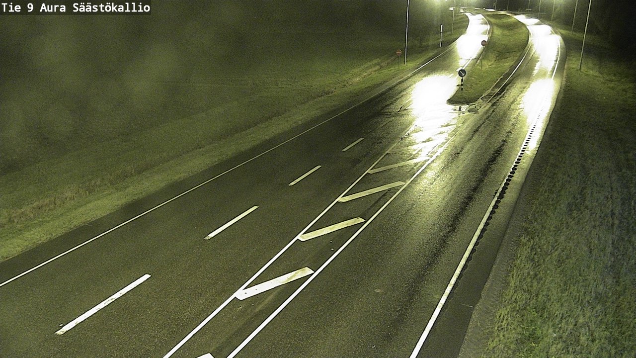 Weather Camera Image Road 9 Aura, Säästökallio, Aura, Varsinais-Suomi