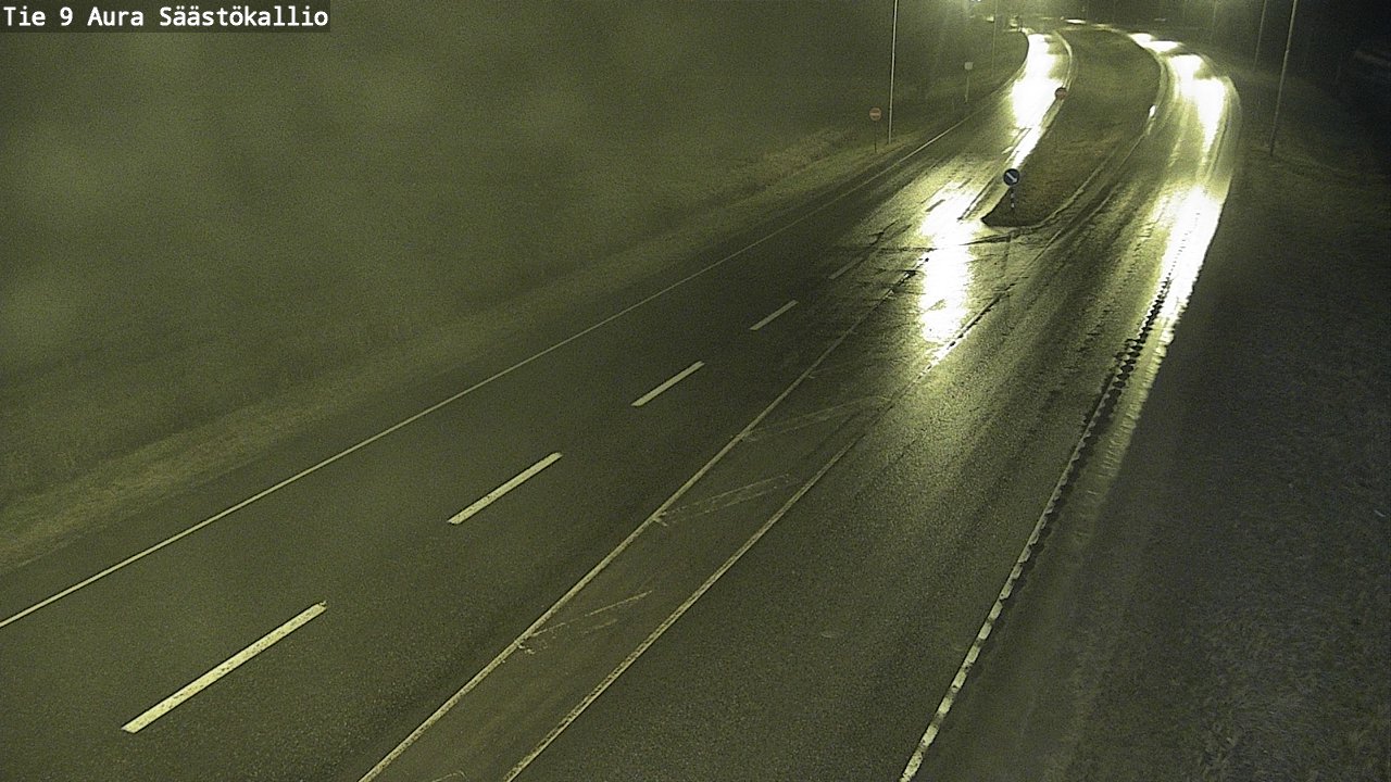 Weather Camera Image Väg 9 Aura, Säästökallio, Aura, Varsinais-Suomi