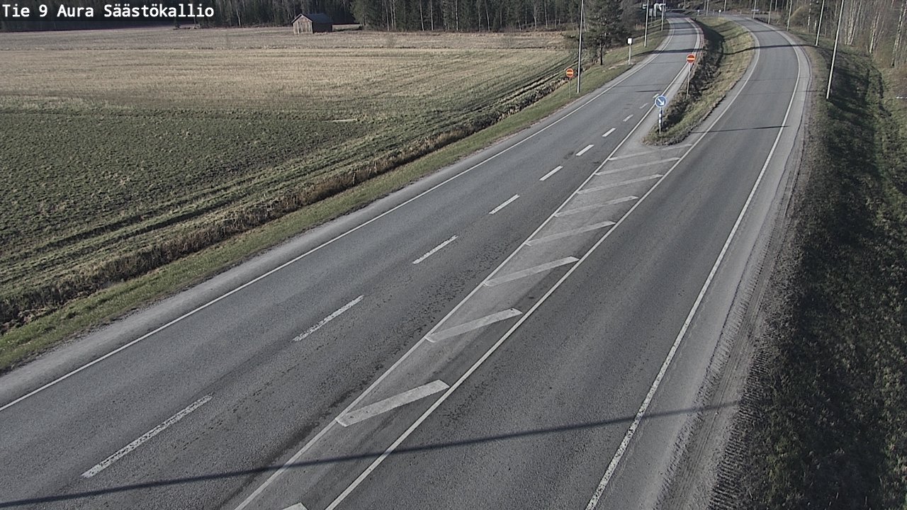 Kelikamerat Kuva Tie 9 Aura, Säästökallio, Aura, Varsinais-Suomi