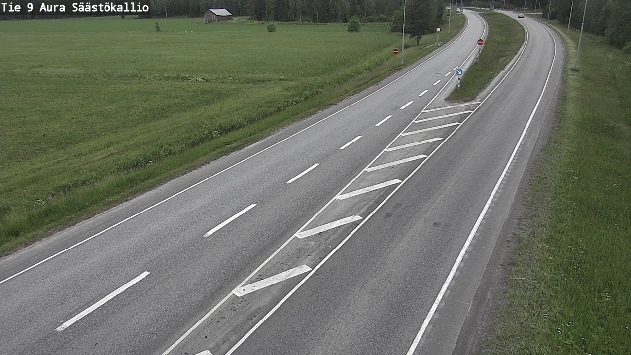 Kelikamerat Kuva Tie 9 Aura, Säästökallio, Aura, Varsinais-Suomi