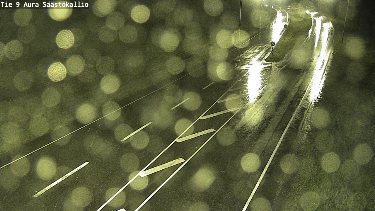 Weather Camera Image Road 9 Aura, Säästökallio, Aura, Varsinais-Suomi