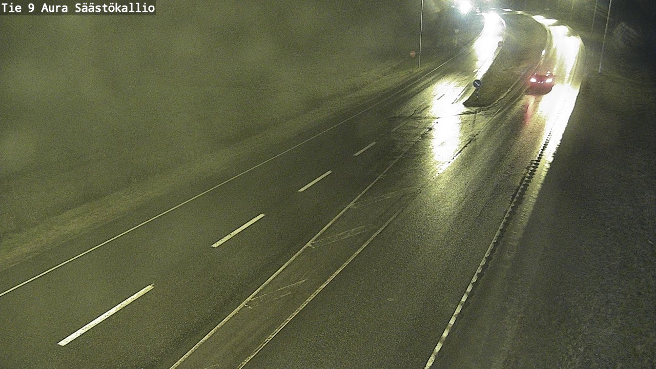 Weather Camera Image Road 9 Aura, Säästökallio, Aura, Varsinais-Suomi