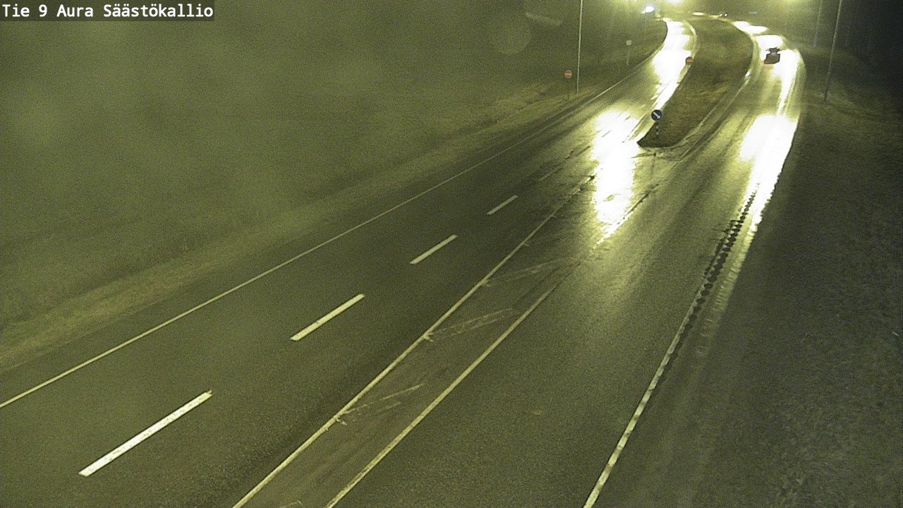 Weather Camera Image Road 9 Aura, Säästökallio, Aura, Varsinais-Suomi
