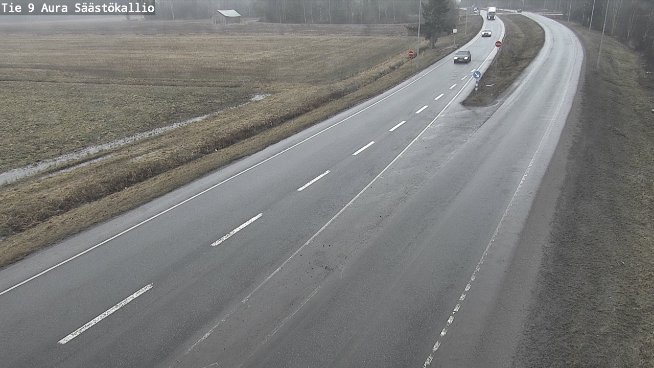 Kelikamerat Kuva Tie 9 Aura, Säästökallio, Aura, Varsinais-Suomi