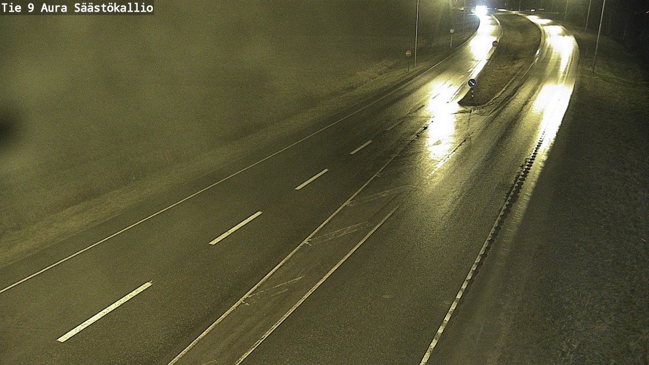 Weather Camera Image Road 9 Aura, Säästökallio, Aura, Varsinais-Suomi