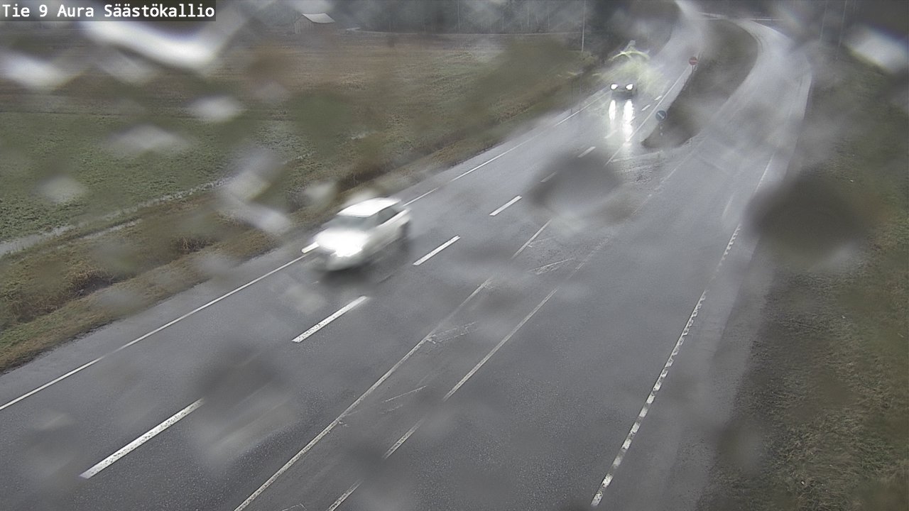 Weather Camera Image Road 9 Aura, Säästökallio, Aura, Varsinais-Suomi