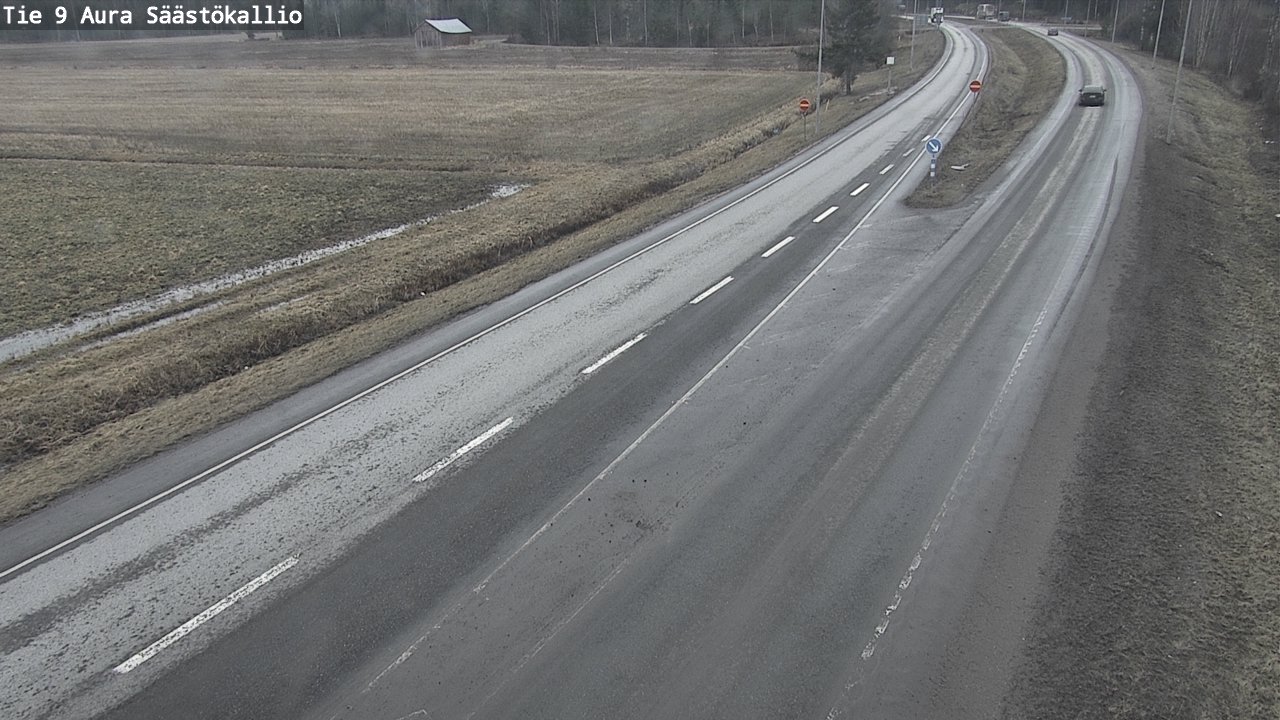 Weather Camera Image Väg 9 Aura, Säästökallio, Aura, Varsinais-Suomi