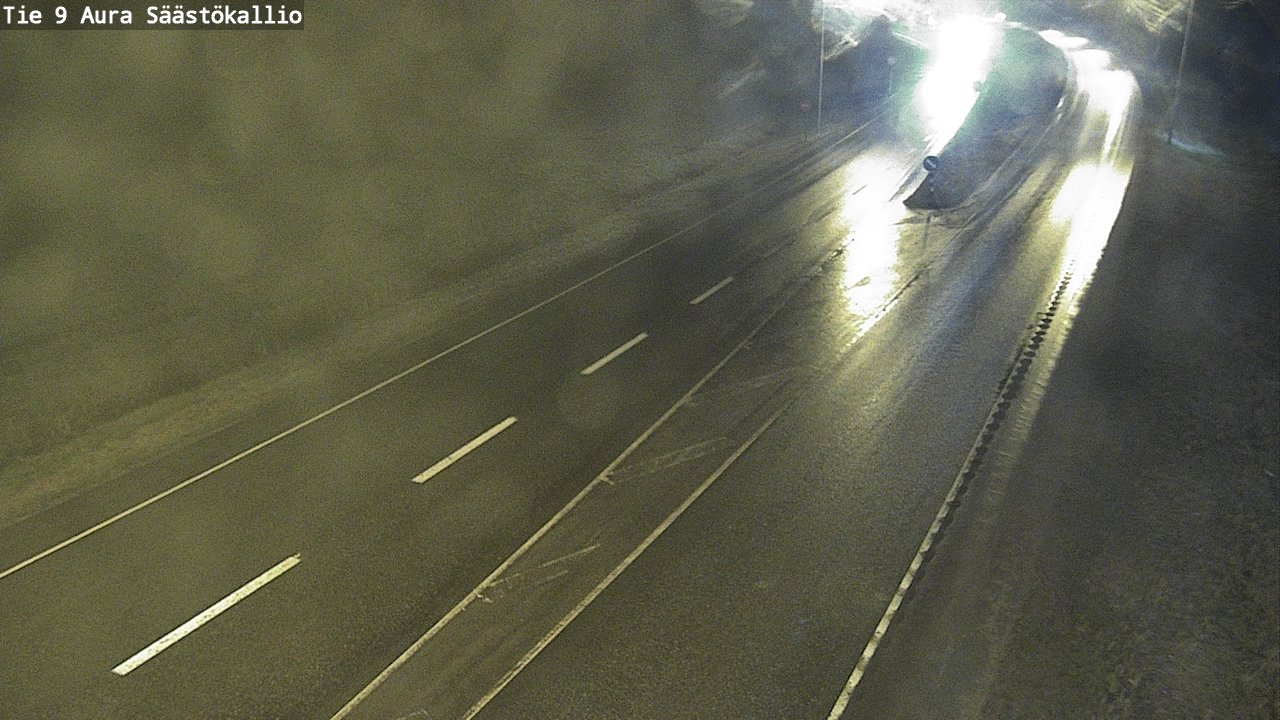 Weather Camera Image Road 9 Aura, Säästökallio, Aura, Varsinais-Suomi
