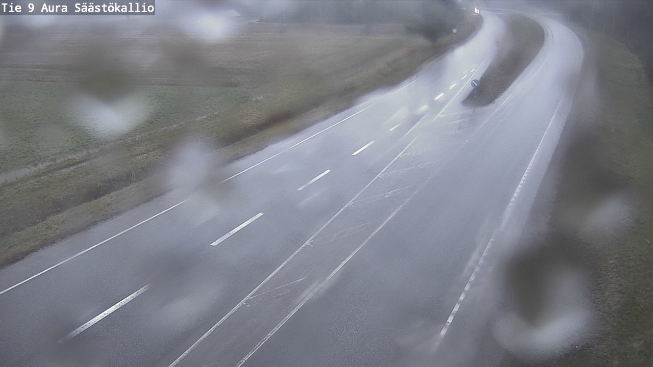 Weather Camera Image Road 9 Aura, Säästökallio, Aura, Varsinais-Suomi