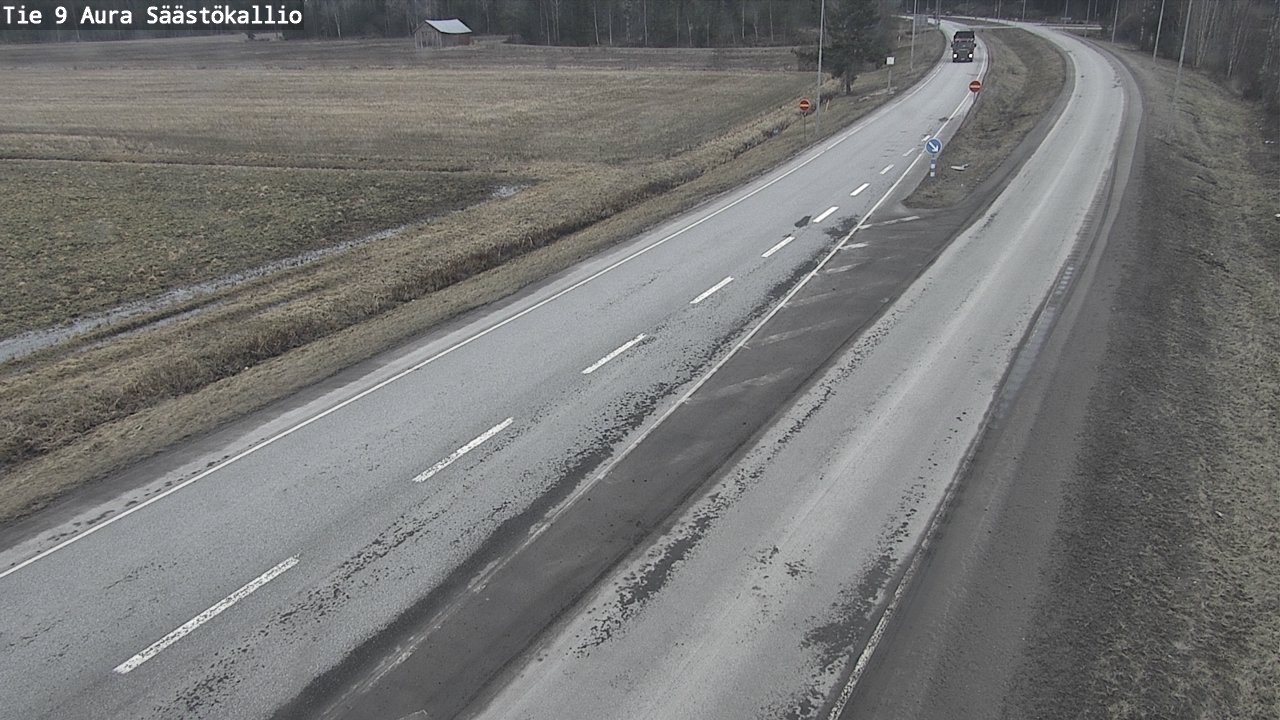 Weather Camera Image Väg 9 Aura, Säästökallio, Aura, Varsinais-Suomi