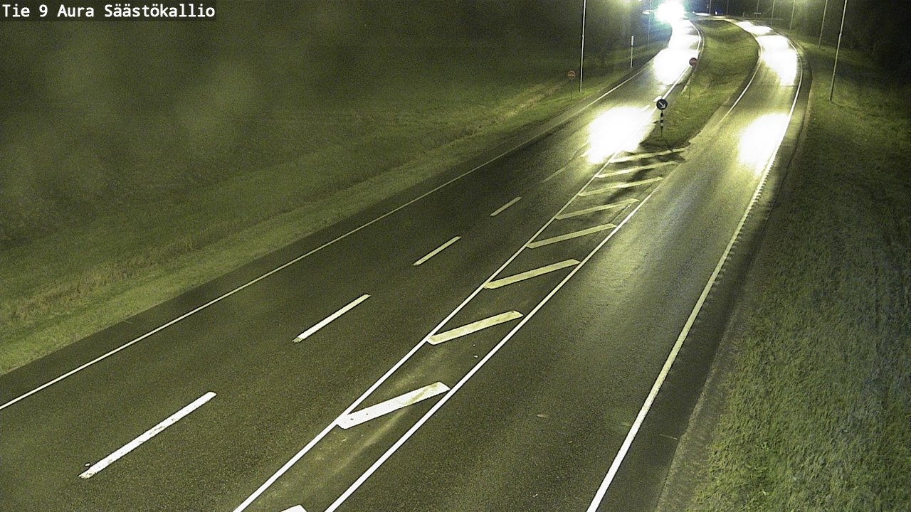 Weather Camera Image Road 9 Aura, Säästökallio, Aura, Varsinais-Suomi