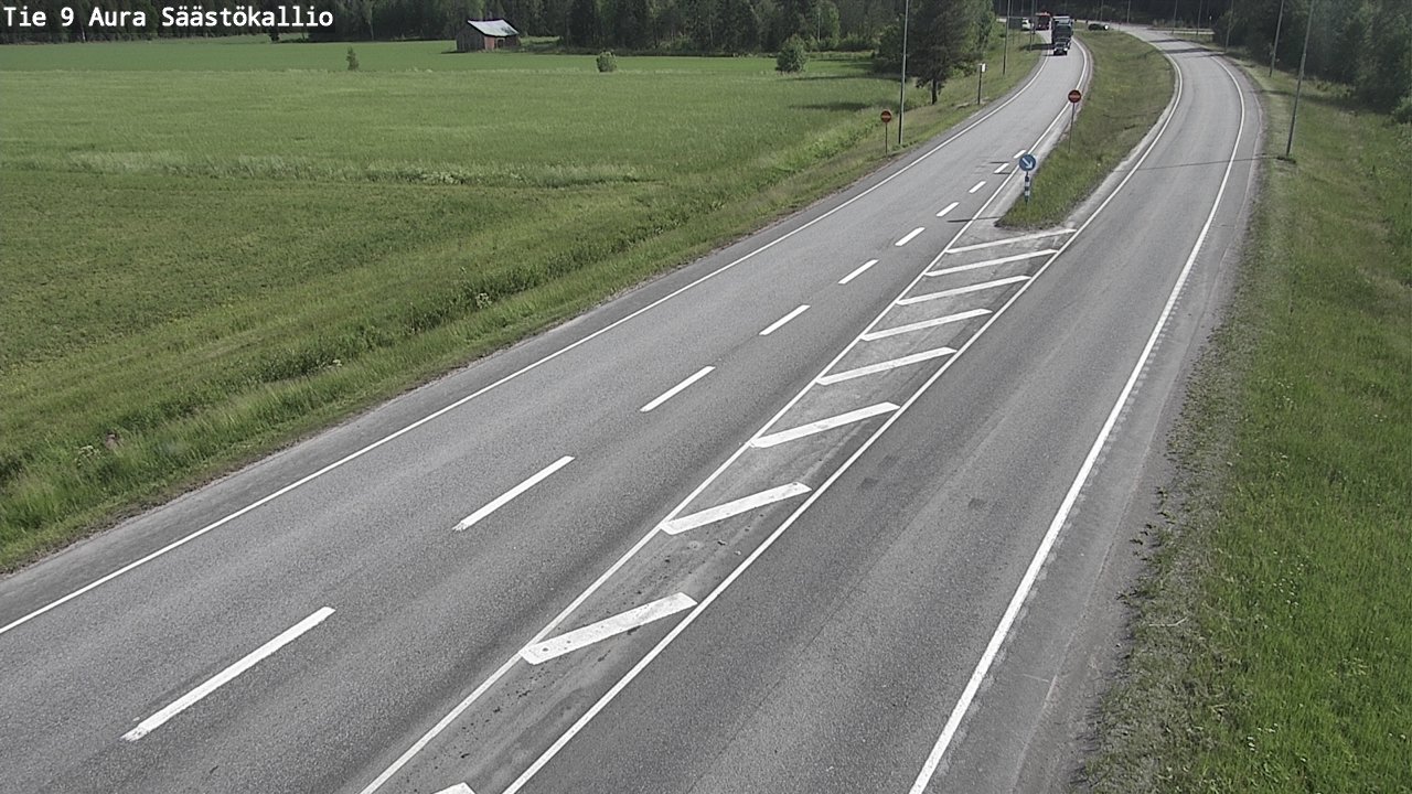 Kelikamerat Kuva Tie 9 Aura, Säästökallio, Aura, Varsinais-Suomi