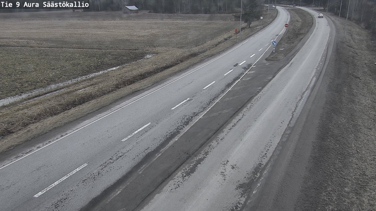 Weather Camera Image Väg 9 Aura, Säästökallio, Aura, Varsinais-Suomi