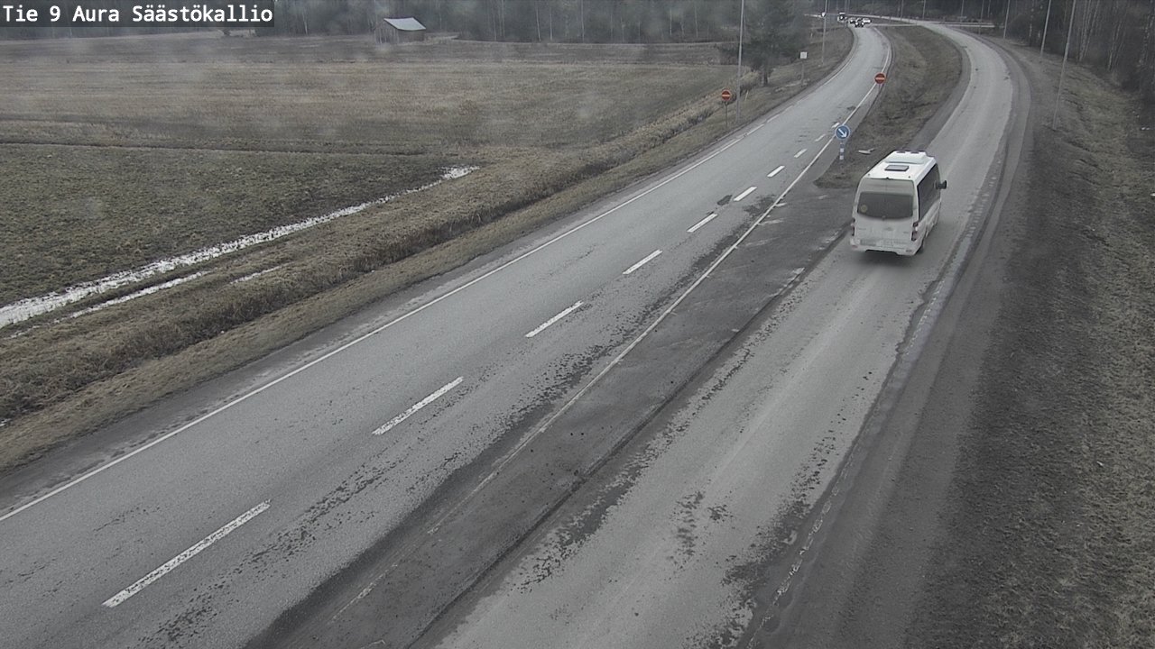 Weather Camera Image Väg 9 Aura, Säästökallio, Aura, Varsinais-Suomi