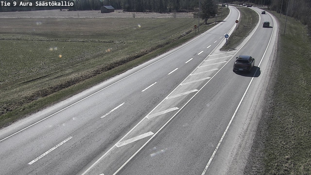 Kelikamerat Kuva Tie 9 Aura, Säästökallio, Aura, Varsinais-Suomi