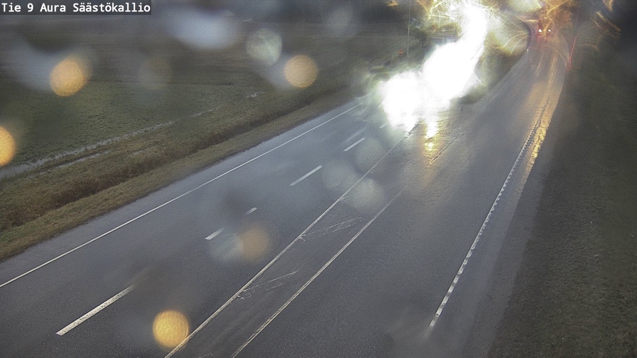 Weather Camera Image Road 9 Aura, Säästökallio, Aura, Varsinais-Suomi