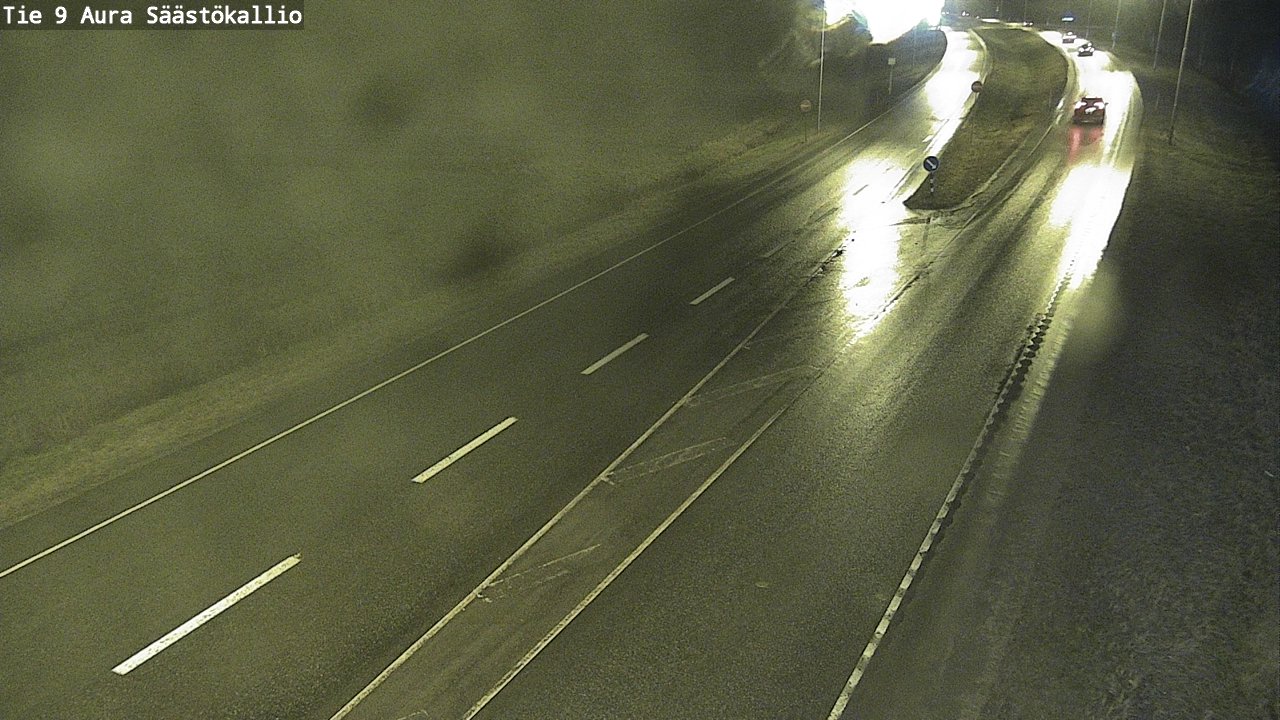 Weather Camera Image Road 9 Aura, Säästökallio, Aura, Varsinais-Suomi