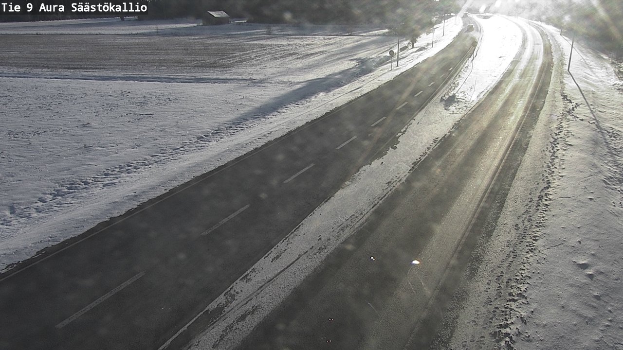 Kelikamerat Kuva Tie 9 Aura, Säästökallio, Aura, Varsinais-Suomi