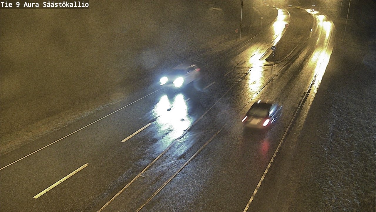 Weather Camera Image Road 9 Aura, Säästökallio, Aura, Varsinais-Suomi