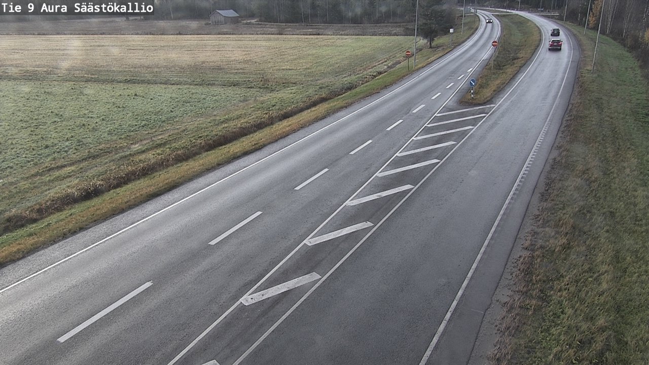 Kelikamerat Kuva Tie 9 Aura, Säästökallio, Aura, Varsinais-Suomi