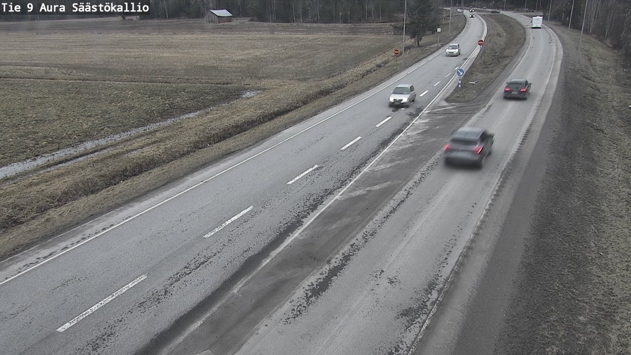 Kelikamerat Kuva Tie 9 Aura, Säästökallio, Aura, Varsinais-Suomi