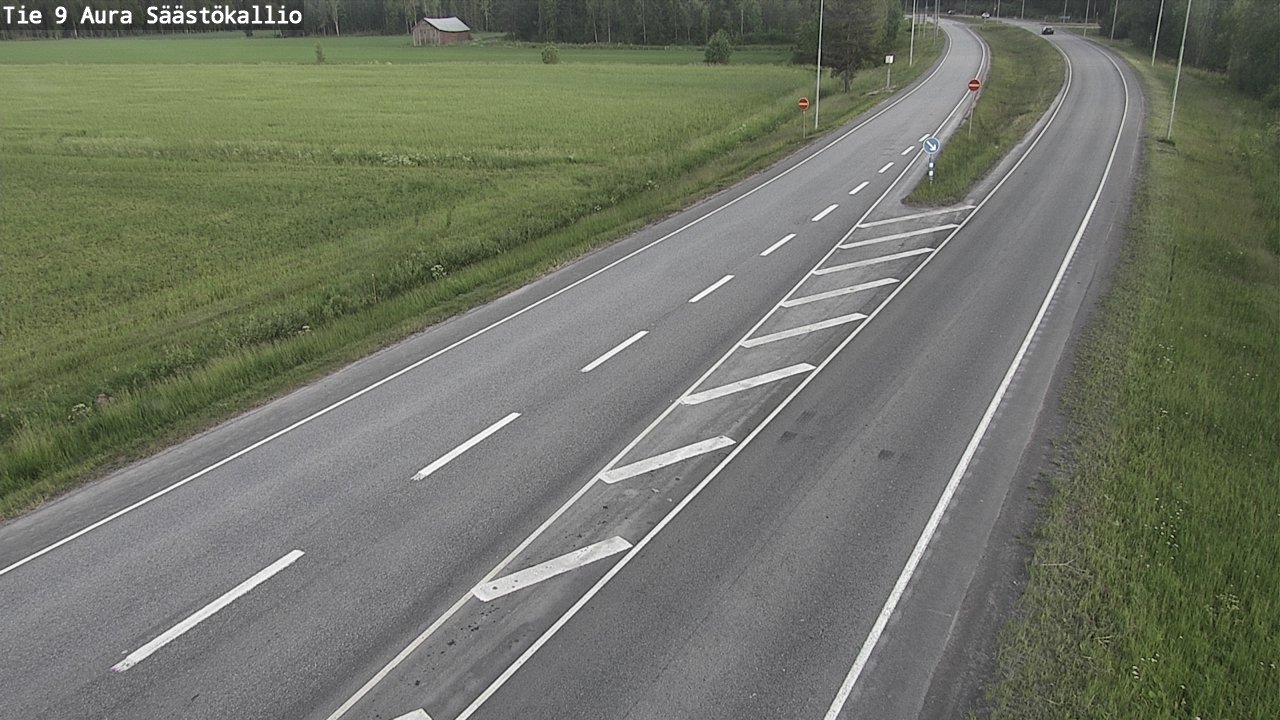 Kelikamerat Kuva Tie 9 Aura, Säästökallio, Aura, Varsinais-Suomi