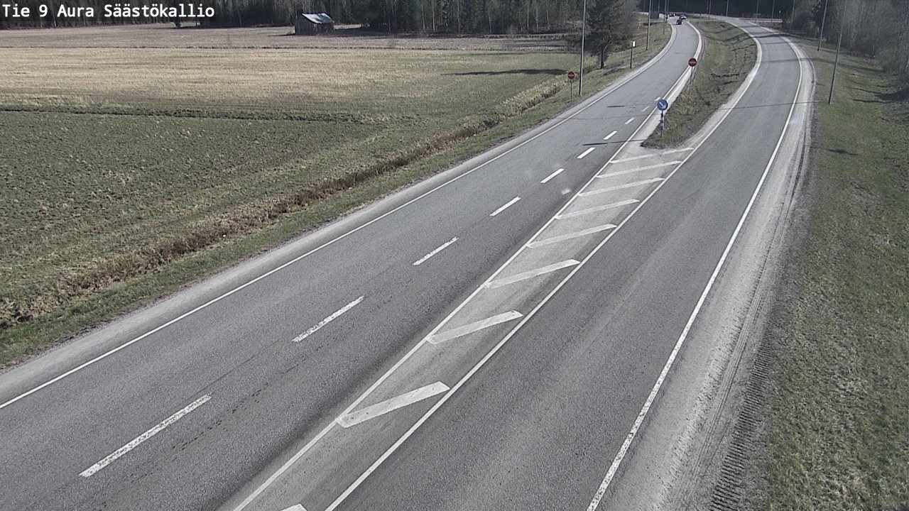 Kelikamerat Kuva Tie 9 Aura, Säästökallio, Aura, Varsinais-Suomi