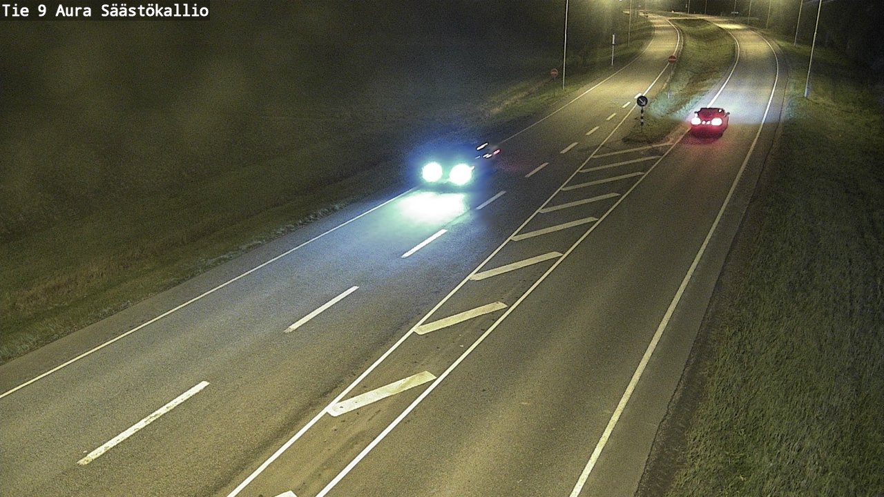 Weather Camera Image Road 9 Aura, Säästökallio, Aura, Varsinais-Suomi