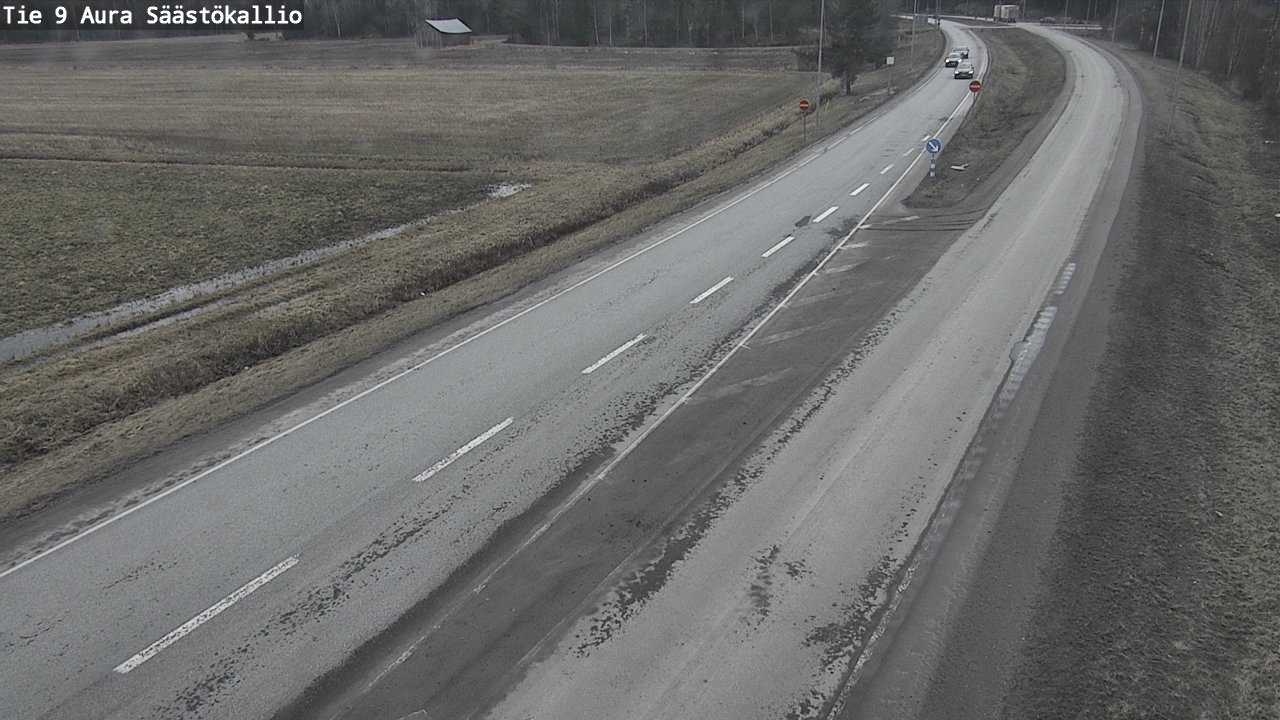 Kelikamerat Kuva Tie 9 Aura, Säästökallio, Aura, Varsinais-Suomi