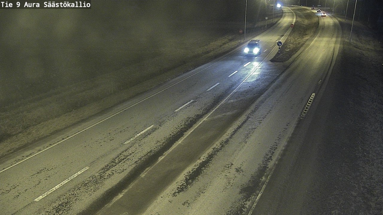 Weather Camera Image Road 9 Aura, Säästökallio, Aura, Varsinais-Suomi