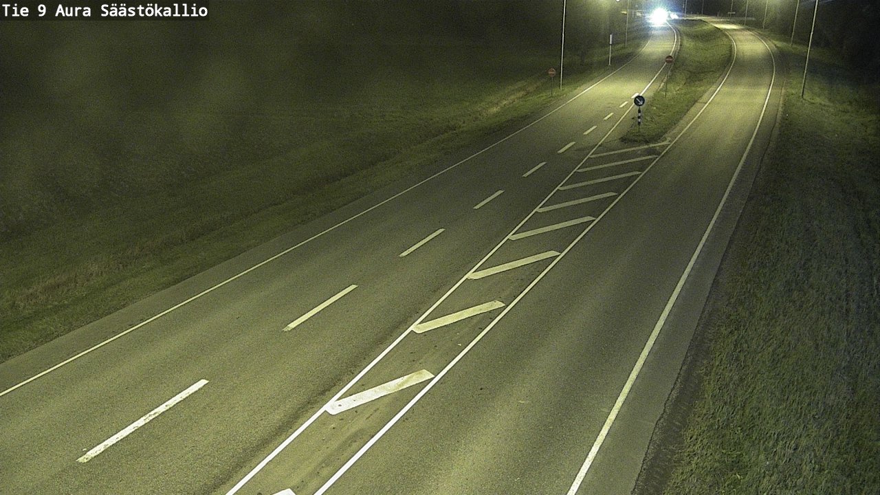 Weather Camera Image Road 9 Aura, Säästökallio, Aura, Varsinais-Suomi
