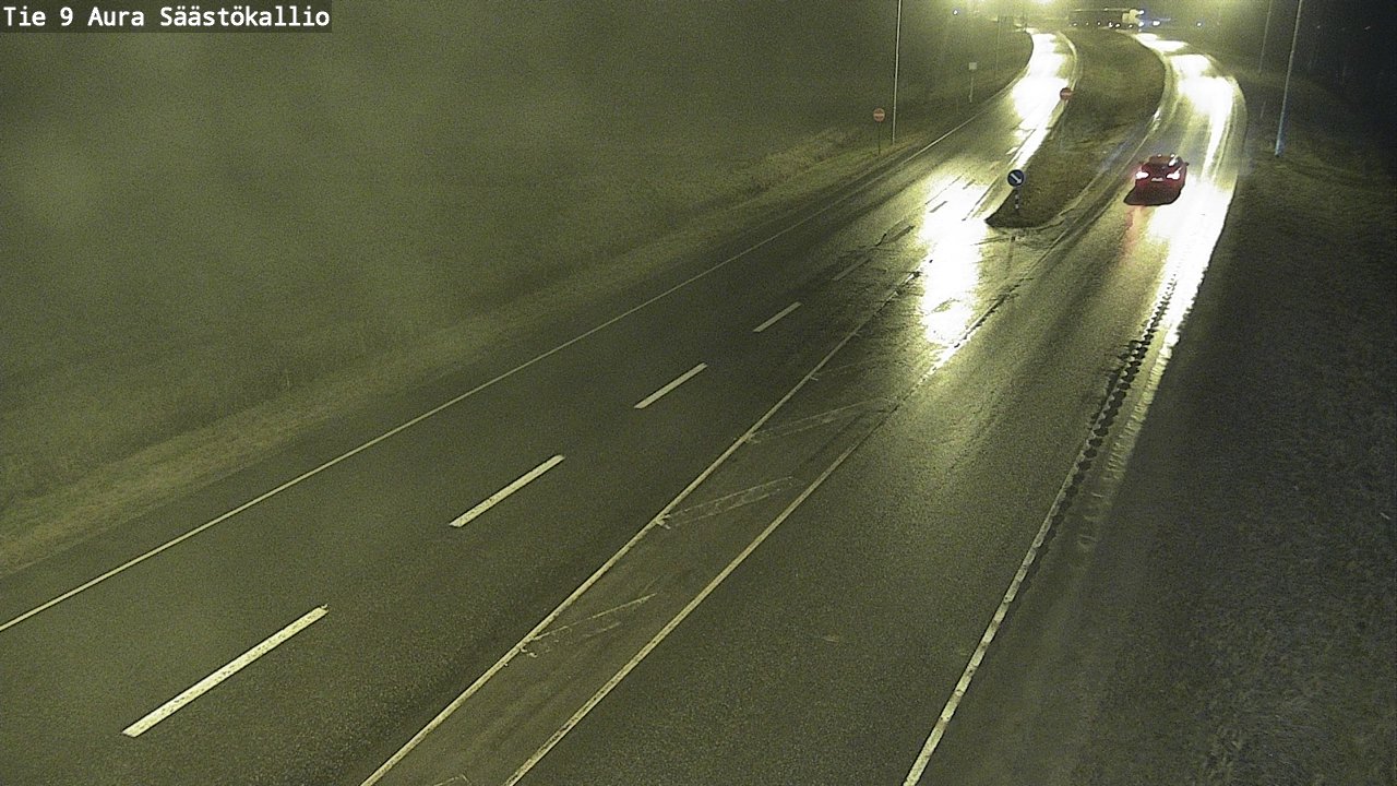 Weather Camera Image Road 9 Aura, Säästökallio, Aura, Varsinais-Suomi