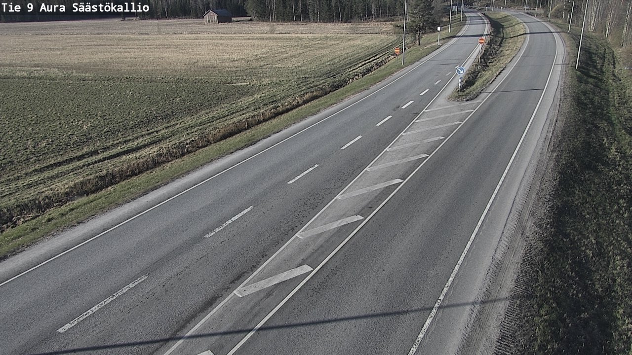 Kelikamerat Kuva Tie 9 Aura, Säästökallio, Aura, Varsinais-Suomi