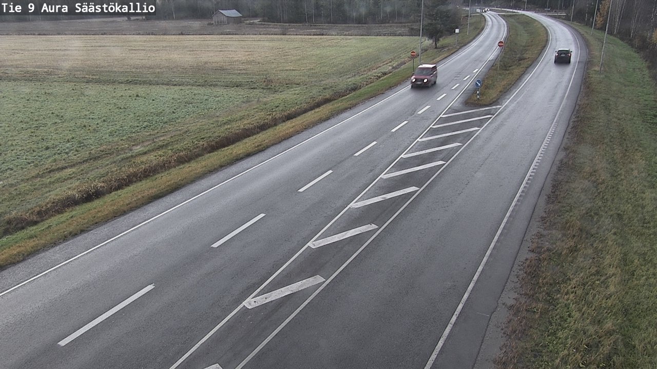 Kelikamerat Kuva Tie 9 Aura, Säästökallio, Aura, Varsinais-Suomi