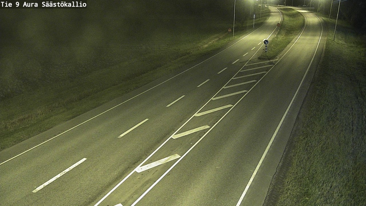 Weather Camera Image Road 9 Aura, Säästökallio, Aura, Varsinais-Suomi