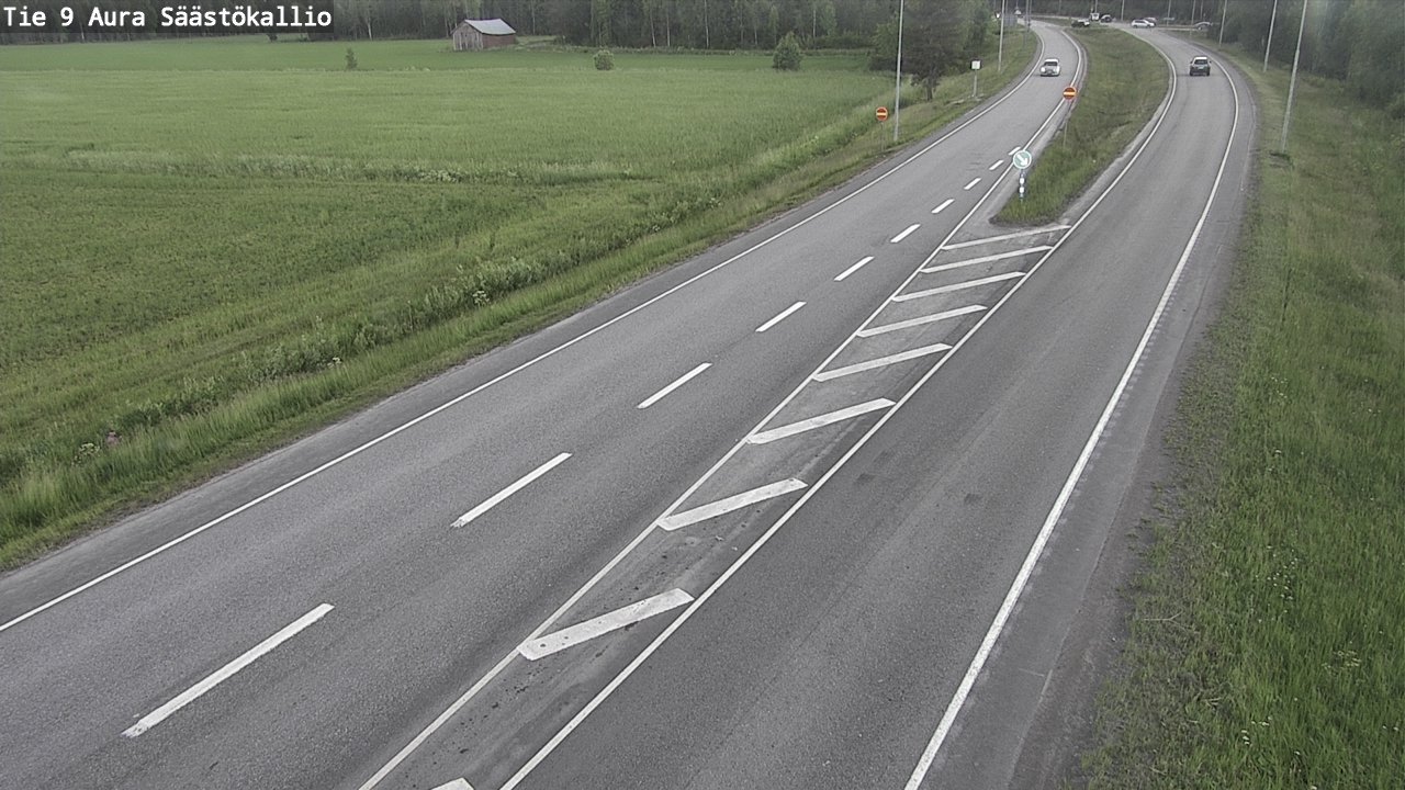 Kelikamerat Kuva Tie 9 Aura, Säästökallio, Aura, Varsinais-Suomi