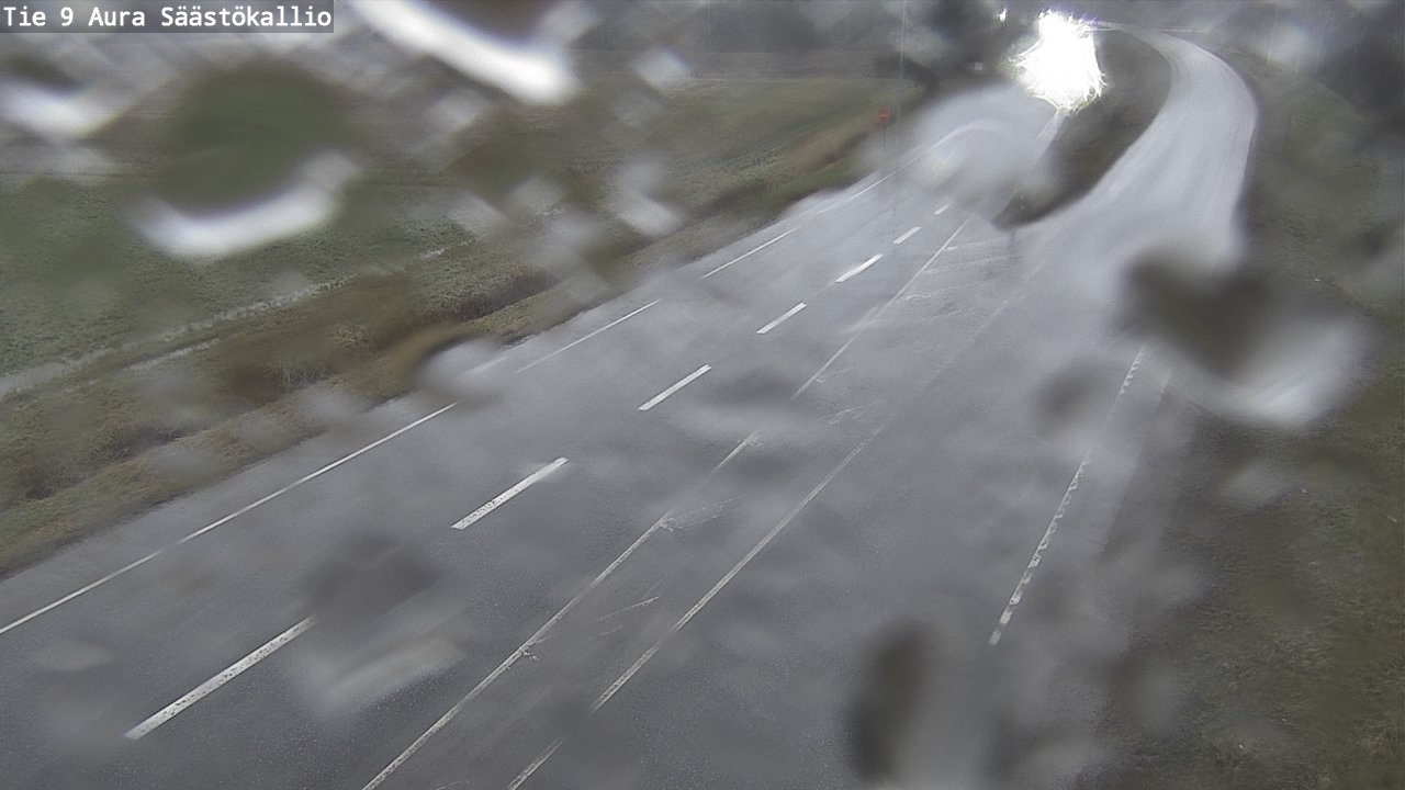 Weather Camera Image Road 9 Aura, Säästökallio, Aura, Varsinais-Suomi