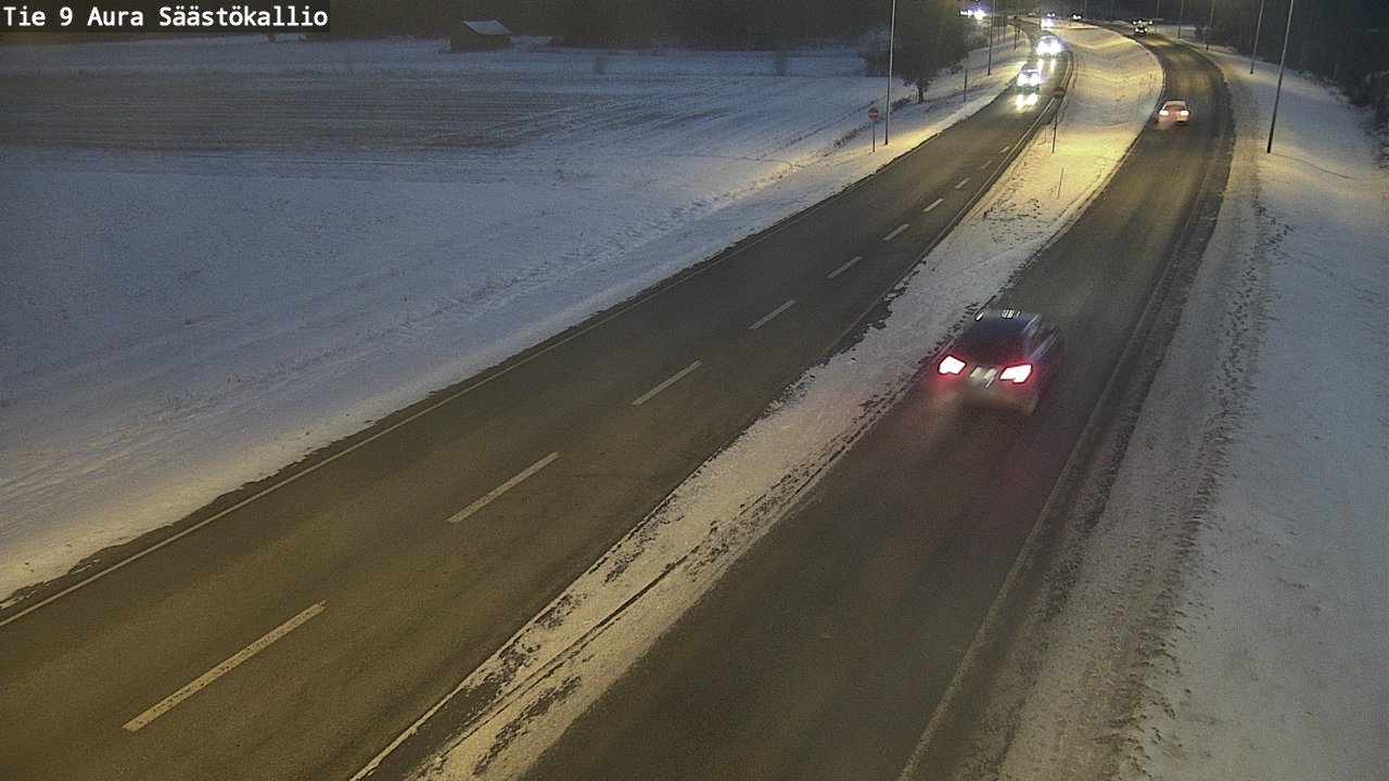 Kelikamerat Kuva Tie 9 Aura, Säästökallio, Aura, Varsinais-Suomi